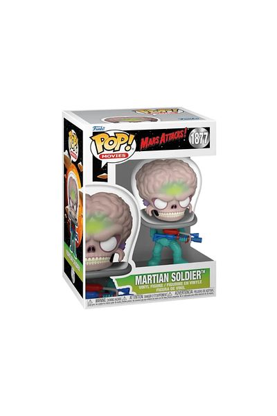 Funko Mars Attacks Pop Movies Martian Soldier Vinyl Figure 1877