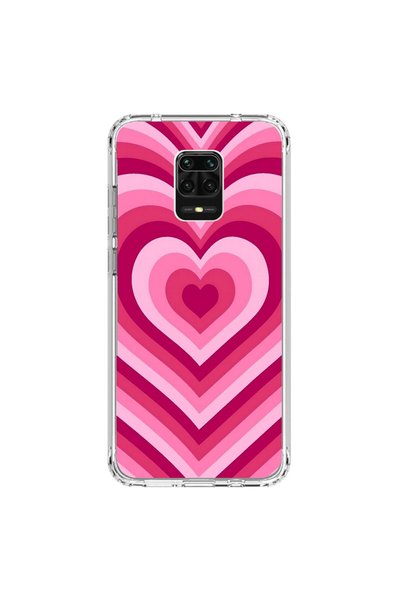 Dali Design Xiaomi Redmi Note 9 Pro Compatible Transparent Case with Heart 1 ...