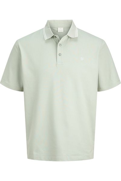 Jack & Jones JACK & JONES Alex Polo SS25 T-shirt - 12286338-Aqua Grey