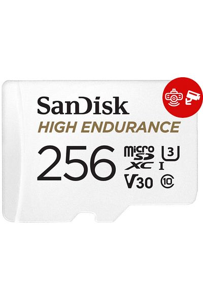 SanDisk Card de memorie Sandisk High Endurance Video microSDHC, 256GB, Clasa 10, U3, Adaptor microSD
