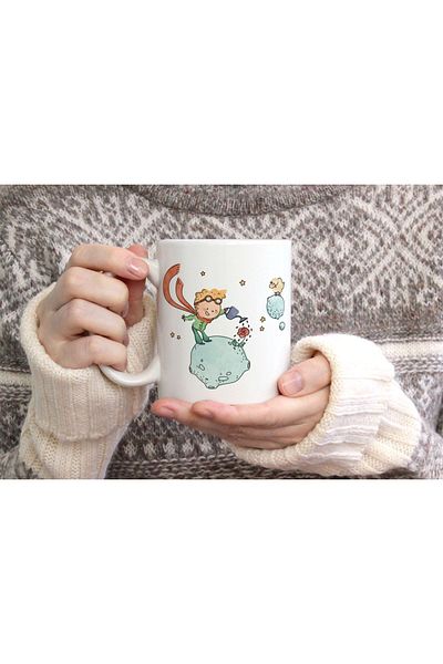 hediyenebak The Little Prince Special Design Printed Ceramic Coffee Tea Mug