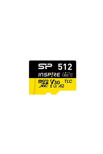 Silicon Power Card memorie Silicon Power Inspire, 512GB, microSDXC, UHS-I U3, A2, V30, 4K, TLC