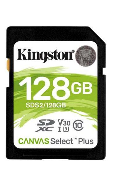 Kingston Card de memorie Kingston SDXC Canvas Select Plus, 128GB, Class 10, UHS-I U3 V30