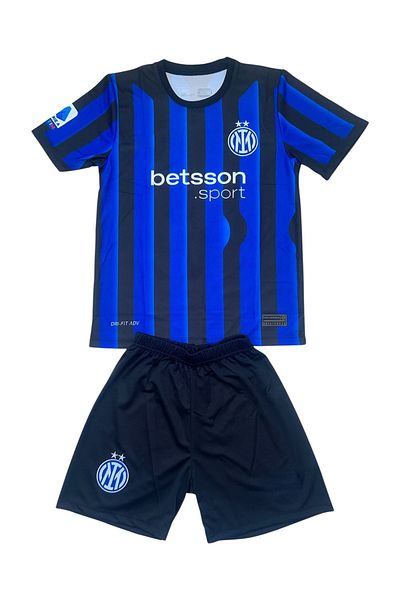 TETYS 2024/25 İ.N.T.E.R New Season Lautaro.Martinez Kids Jersey 2-Piece Set Astroturf Jersey