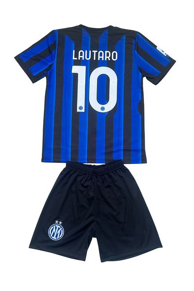 TETYS 2024/25 İ.N.T.E.R New Season Lautaro.Martinez Kids Jersey 2-Piece Set Astroturf Jersey