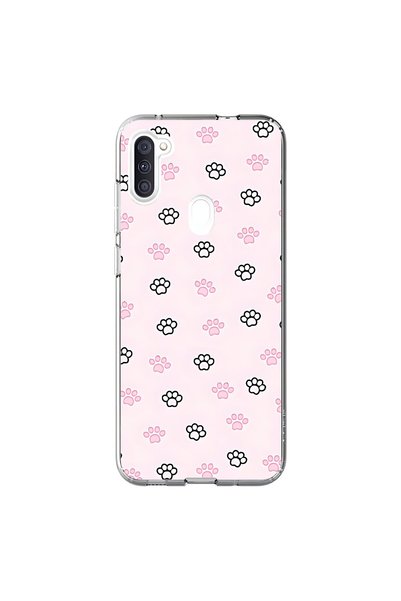 Dali Design Samsung Galaxy A11 Compatible Transparent Case Minies 3 Design