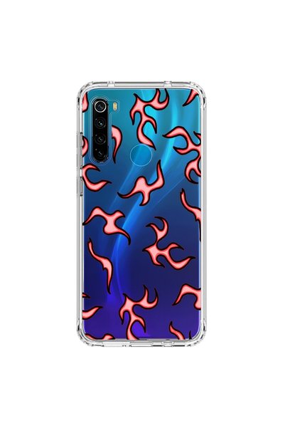 Dali Design حافظة شفافة متوافقة مع هاتف Xiaomi Redmi Note 8 مع 4 تصميمات