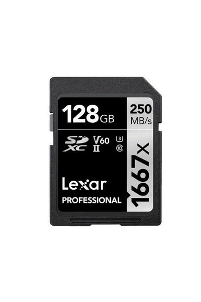Lexar Card de Memorie Lexar Professional 1667x, SDXC, 128GB, Clasa 10, UHS-II