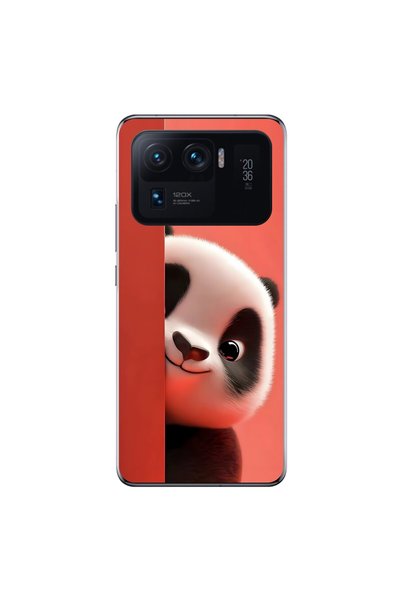 Dali Design حافظة شفافة متوافقة مع هاتف Xiaomi Mi 11 Pro مع تصميم 4 Panda