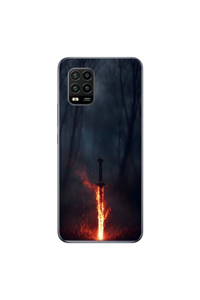Dali Design حافظة شفافة متوافقة مع هاتف Xiaomi Mi 10 Lite بتصميم السيف