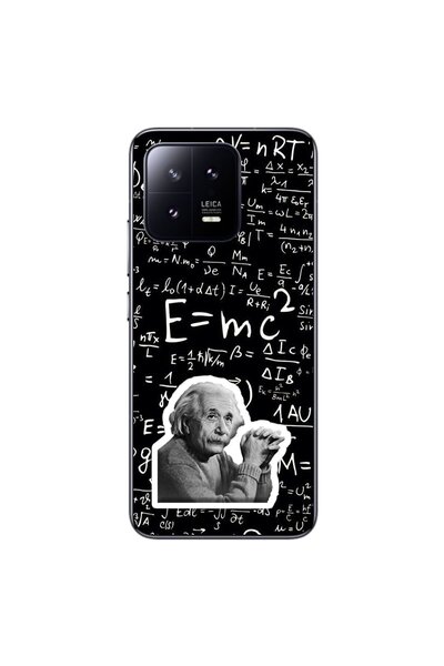 Dali Design حافظة شفافة متوافقة مع هاتف Xiaomi Mi 13 بتصميم أينشتاين