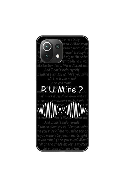 Dali Design حافظة شفافة متوافقة مع هاتف Xiaomi Mi 11 Lite مع تصميم R U Mine