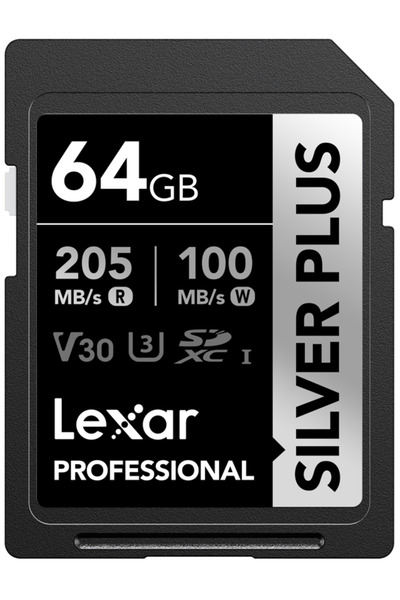 Lexar Κάρτα μνήμης Lexar Professional SILVER Plus 1066x LSDSIPL064G-BNNNG, 64...