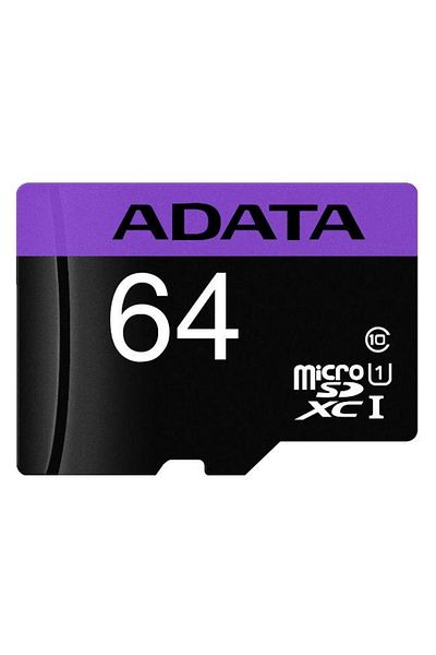 Adata A-DATA micro SDXC Premier UHS-I U1 64GB (Class 10) memory card + SD adapter