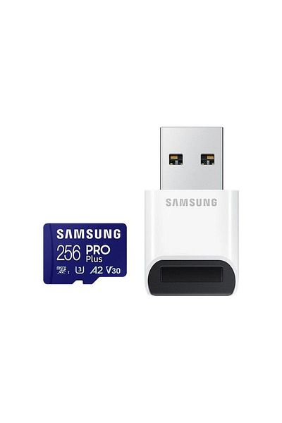Samsung Card de memorie Samsung microSD PRO Plus MB-MD256SB/WW 256GB + USB reader