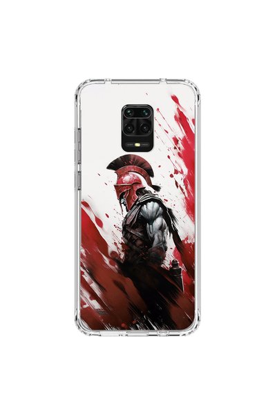 Dali Design حافظة شفافة متوافقة مع هاتف Xiaomi Redmi Note 9 Pro مع تصميم Spar...
