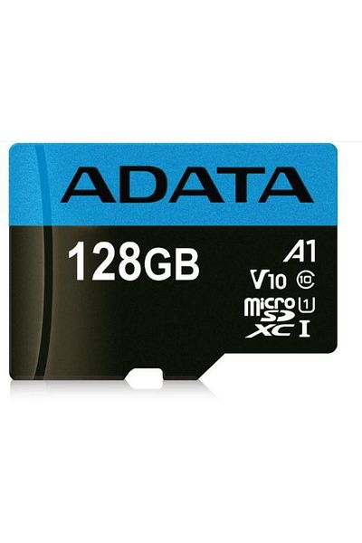 Adata Card ADATA MicroSDXC Premier, 128GB, Clasa 10, V10, A1 + Adaptor SD