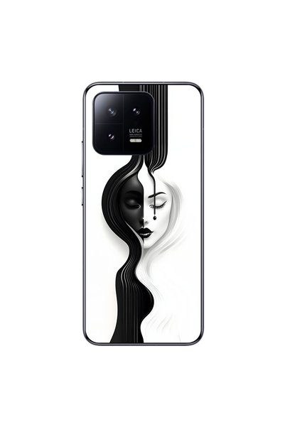 Dali Design حافظة شفافة متوافقة مع هاتف Xiaomi Mi 13 Pro مع تصميمات جمالية لل...