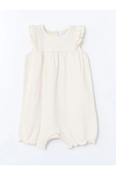 LC Waikiki Baby Girl Basic Combed Cotton Jumpsuit