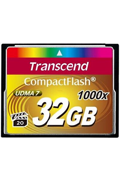 Transcend Κάρτα μνήμης Transcend Compact Flash, 32GB, 1000x
