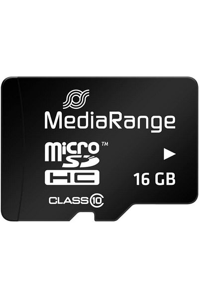 MediaRange Card de memorie MediaRange MR958, 16GB, Micro SDHC, Class 10 cu adaptor SD