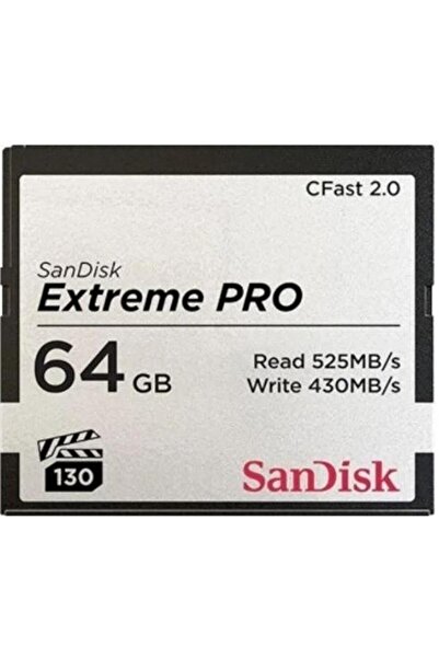 SanDisk Card de memorie SanDisk Extreme PRO SDCFSP-064G-G46D, CFast 2.0, 64GB