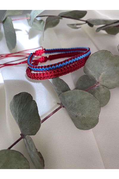 sabiha aksesuar Fan Rope Bracelet 2 Piece Combination