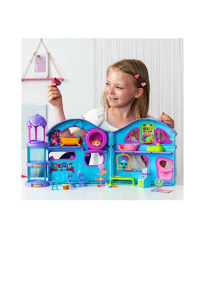 H.H.M ŞENVER TİCARET Littlest Pet Shop Lps Minis Deluxe Large Minis House - with 4 Figures & 20 Accessories