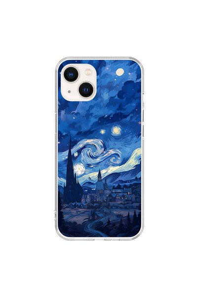 Dali Design حافظة شفافة متوافقة مع هاتف iPhone 13 بتصميم جمالي 8