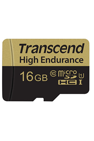 Transcend Transcend microSDHC memory card, 16 GB, UHS-I U1, Class 10 + SD adapter