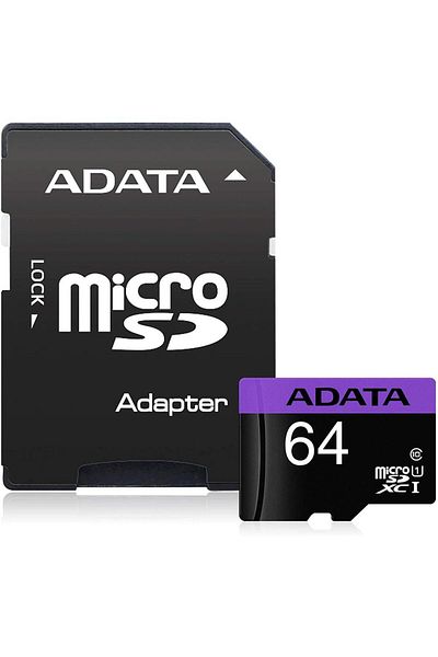 Adata A-DATA micro SDXC Premier UHS-I U1 64GB (Class 10) memory card + SD adapter