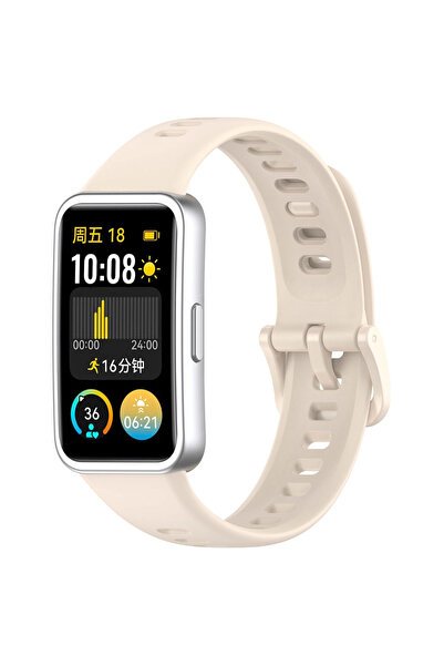 Novatis Huawei Band 8 / Band 9 / Band 10 Uyumlu Silikon Kordon Metal Pim ve T...