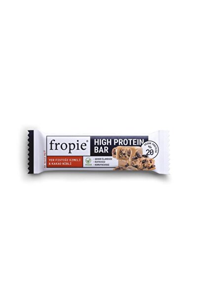 FROPİE Yer Fıstığı Ezmeli ve Kakao Nibli Yüksek Proteinli Bar 40gr