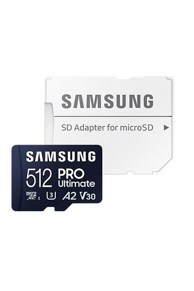 Samsung Card de memorie Samsung PRO Ultimate MB-MY512SA/WW, 512GB, Class 10, UHS-I U3, V30, A2 + Adaptor SD