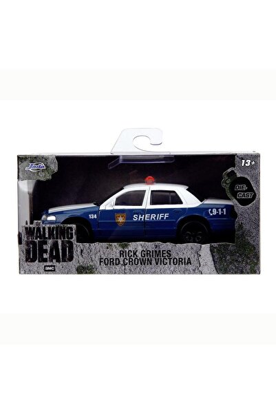 Jada Toys Masinuta The Walking Dead Rick Crimes Ford Crown Victoria Scara 1:3...
