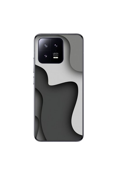 Dali Design Xiaomi Mi 13 Compatible Transparent Case with Wallpaper 2 Designs