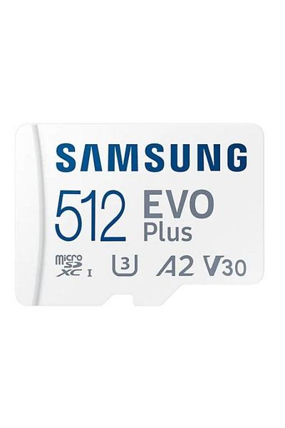 Samsung Card memorie Samsung MB-MC512KA/EU EVO Plus (2021), Micro-SDXC, 512GB, UHS-I + Adaptor SD