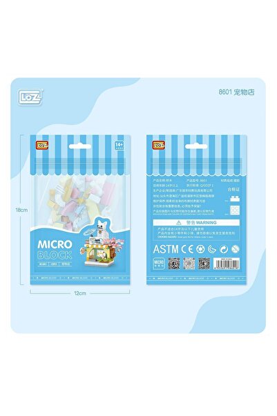 NEWBRENDHOME ألعاب تعليمية توضيحية LZ8601 LOZ لعبة مكعبات صغيرة - لعبة فانجون...