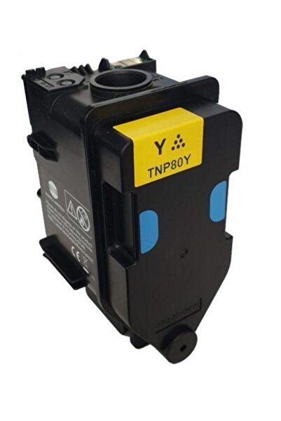 TONERSEPETİ Κίτρινο αυθεντικό τόνερ συμβατό με HPZR Konica Minolta TNP-80 AAJ...