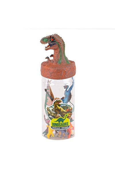 OMZ Kız Çocuk Oyuncak PP33-3 Dinazor Hayvan Seti Tüp Erkek Çocuk Oyuncak Eğitici Oyuncaklar