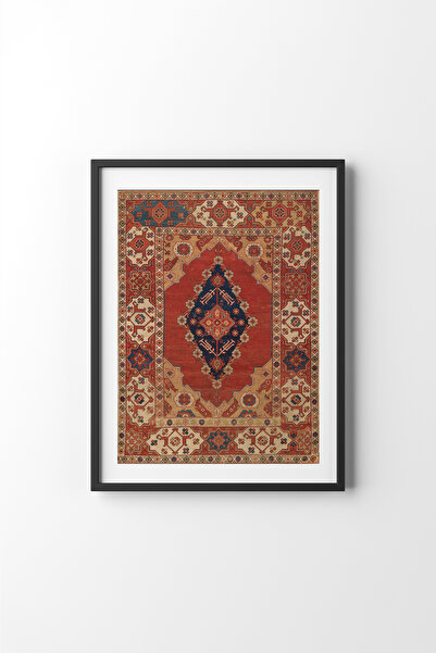 epiqart Turkish Carpet Pattern - Black Frame