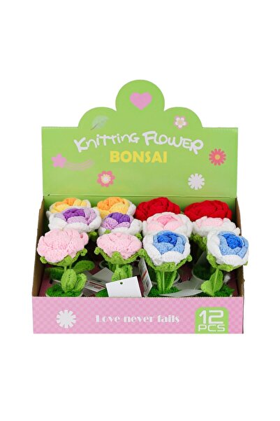 NEWBRENDHOME Tutorial Educational Toys Fl-5 Crochet Knitting Peony Flower -Birliktoys Girl Boy Kids Toy