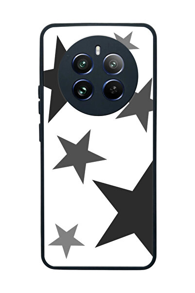 realme 12 Uyumlu Mat Siyah Kılıf – Yumuşak Silikon, Koruyucu, Şok Emici Kapak