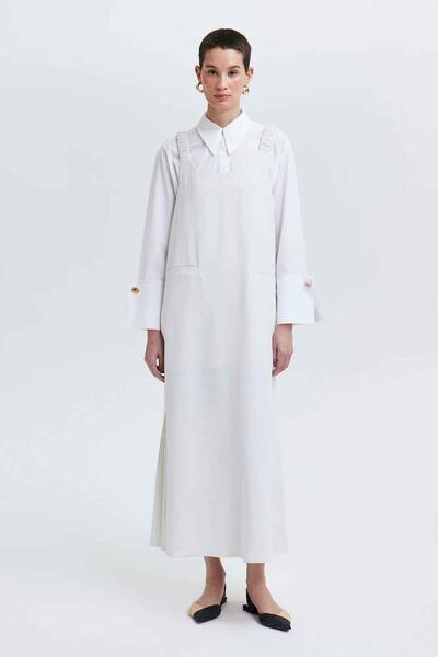 Touche Kalın Askılı Jile Naturel