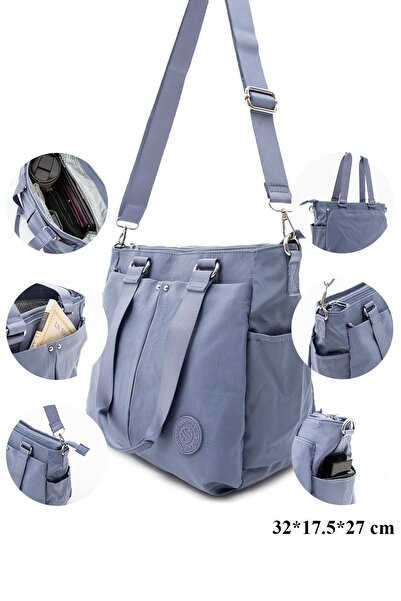 H&D COLLECTİON Geantă de mână și de umăr, cu mai multe compartimente, cu curea dublă, rezistentă la apă, foarte utilă 4000