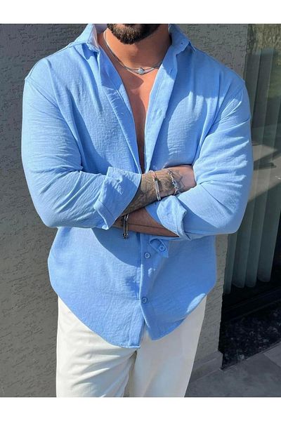 LC Waikiki Lc W 100% Linen Premium Men's Shirt