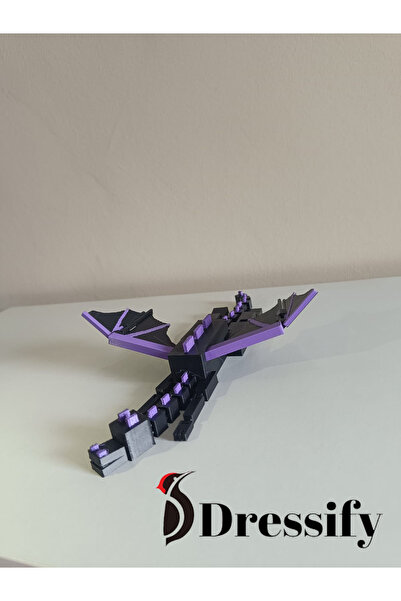 DRESSIFY MODERN Minecraft Temalı Ender Ejderha Dragon Figürü