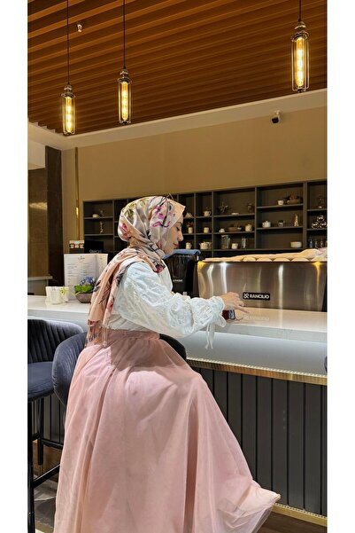 Touche Kabarık Tül Etek Pembe