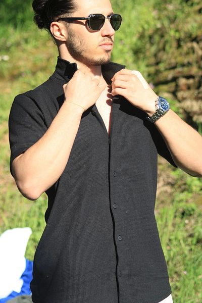LC Waikiki Lc W 100% Cotton Slim Fit Summer Polo Collar Short Sleeve Stylish Men's Shirt