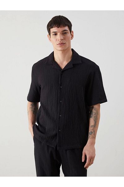 Store New Season Comfortable Fit Short Sleeve Men's Shirt - S5Ef75Z8